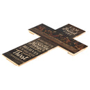 P. Graham Dunn Bread of Life Last Supper Scene Distressed 20 x 14 Wood Wall Art Plaque Cross