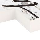 P. Graham Dunn Love Script Rustic Whitewash 5 x 7 Solid Pine Wood Wall Hanging Cross