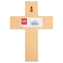 P. Graham Dunn Thankful Grateful & Blessed Magnolia Grey 8.5 x 12 Pine Wood Wall Hanging Cross