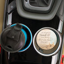 You Can Shake The Sand From Your Shoes Coastal Seashell 2.75 x 2.75 Absorbent Ceramic Car Coasters Pack of 2