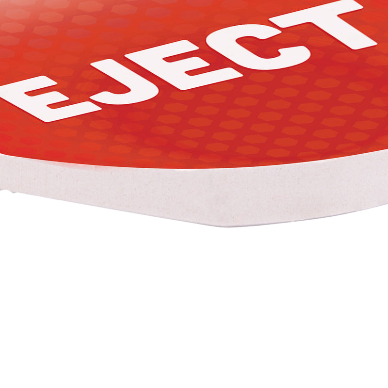 Panic Eject Button Red 2.75 x 2.75 Absorbent Ceramic Car Coasters Pack of 2