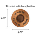 12 Gauge Shotgun Shell Design 2.75 x 2.75 Absorbent Ceramic Car Coasters Pack of 2