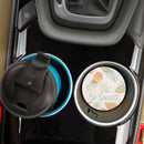 Be Sweet Pineapples White 2.75 x 2.75 Absorbent Ceramic Car Coasters Pack of 2