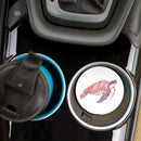 Sea Turtles Watercolor White 2.75 x 2.75 Absorbent Ceramic Car Coasters Pack of 2