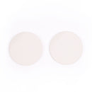 Dogs Leave Pawprints White 2.75 x 2.75 Absorbent Ceramic Car Coasters Pack of 2