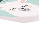 No Drama Llama Cute Sky Blue 2.75 x 2.75 Absorbent Ceramic Car Coasters Pack of 2