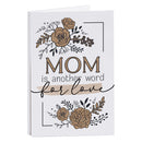 P. Graham Dunn Mom Word Love Classic White 8 x 6 MDF Wood Tabletop Folding Keepsake Card