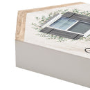 P. Graham Dunn Home Sweet Home House Shaped 5.5 x 6 Inch Pine Wood Block Tabletop Sign