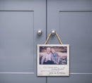 P. Graham Dunn Hold You in Heart Heaven White 7 x 7 Inch Pine Wood Wall Hanging Photo Frame