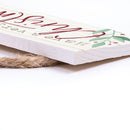 P. Graham Dunn Have A Verry Merry Christmas Rosy Red 10 x 3.3 Pine Wood Christmas String Sign