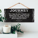 P. Graham Dunn Journey for I Know The Plans I Have for You Decorative Hanging Wooden MDF Sign
