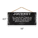 P. Graham Dunn Journey for I Know The Plans I Have for You Decorative Hanging Wooden MDF Sign