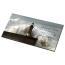 P. Graham Dunn God Calms The Storm Lighthouse Wooden Sign with Jute Rope Hanger