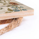 P. Graham Dunn with God All Things are Possible Floral Design 5 x 10 Wood Plank Design Hanging Sign
