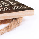 P. Graham Dunn This House was Clean Yesterday Rustic 5 x 10 Wood Plank Design Hanging Sign