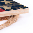 P. Graham Dunn My Home Sweet Home American Flag 10 x 4.5 Wood Wall Hanging Plaque Sign