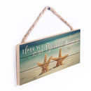 P. Graham Dunn Love You to Beach and Back Starfish Printed 10 x 4.5 Wood Wall Hanging Plaque Sign