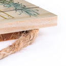 P. Graham Dunn Pineapple Wear Crown Be Sweet Natural 10 x 4.5 Wood Wall Hanging Plaque Sign