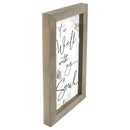 P. Graham Dunn It is Well with My Soul Floral Brown 10 x 5 Pine Wood Framed Art Plaque