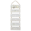 P. Graham Dunn In Every Moment White 26 x 10 Pine Hanging Rope Ladder Sign
