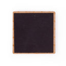 Let Your Faith Be Bigger Floral Distressed Wood Look 2.75 x 2.75 Inch Wood Lithograph Magnet