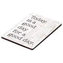 Today is A Good Day for A Good Day Whitewashed 3.5 x 2.5 Wood Refrigerator Magnet