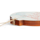 P. Graham Dunn Mermaid Kisses Christmas Wishes Nautical Blue 3 x 3 Wood Figurine Ornament