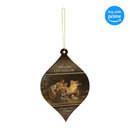 The Nativity Wonderful Counselor Inspirational Hanging Christmas Ornament - Size 5 x 3.25 Inches