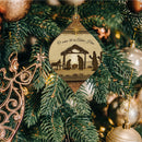 P. Graham Dunn O Come, Let Us Adore Him Inspirational Hanging Christmas Ornament - Size 5 x 3.25 Inches