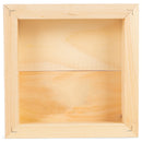 P. Graham Dunn Family is Forever Natural 7 x 7 Wood Box Wall Photo Frame Plaque