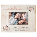 P. Graham Dunn Grandma Lives Love Floral Pink 9.875 x 7.75 Pine Wood Tabletop Photo Frame