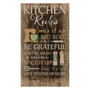 P. Graham Dunn Kitchen Rules Distressed 24 x 14 Wood Pallet Wall Art Sign Plaque