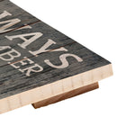 P. Graham Dunn Always Remember You are Braver Than You Think Barn Siding Pine Wood Wall Art Plaque