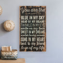 P. Graham Dunn You are The Love of My Life Distressed Design 24 x 14 Wood Pallet Wall Art Sign Plaque