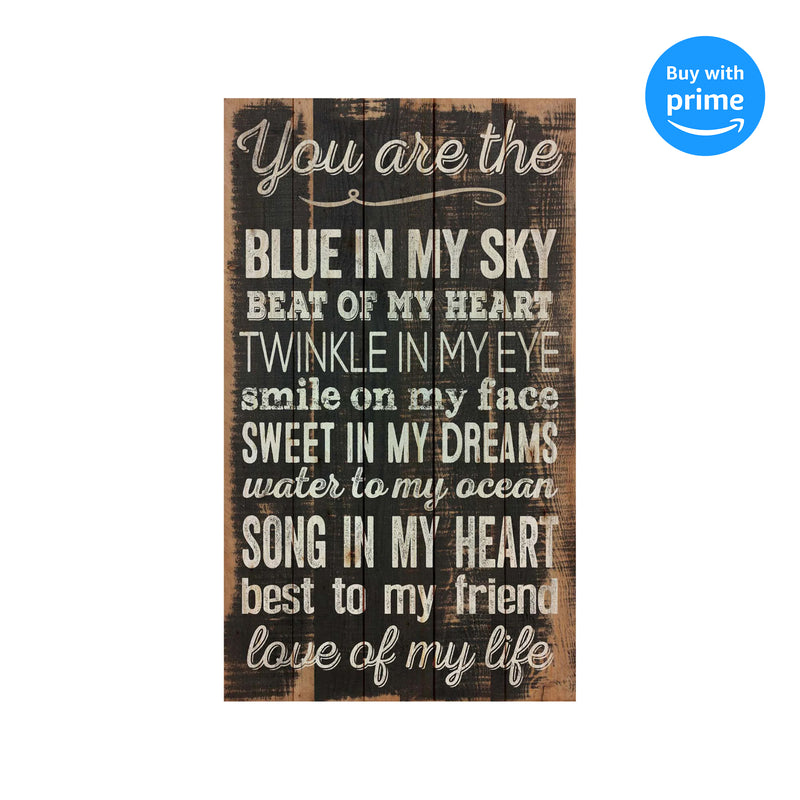P. Graham Dunn You are The Love of My Life Distressed Design 24 x 14 Wood Pallet Wall Art Sign Plaque