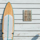 P. Graham Dunn Lake Rules Relax Unwind Fishing Memories 16 x 12 inch Pine Wood Plank Wall Sign Plaque