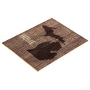 P. Graham Dunn Michigan State Home Shape Design 16 x 12 Pine Wood Lath Wall Art Sign Plaque