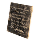 P. Graham Dunn I Know The Plans I Have for You Distressed 10 x 10 Wood Pallet Design Wall Art Sign