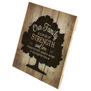 P. Graham Dunn Our Family Circle of Strength Rustic Tree 10 x 10 Wood Pallet Design Wall Art Sign Plaque