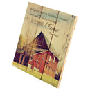 P. Graham Dunn So God Made a Farmer Old Red Barn 10 x 10 Wood Pallet Design Wall Art Sign Plaque