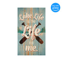 P. Graham Dunn Lake Life is The Life Distressed 24 x 14 Wood Pallet Wall Art Sign Plaque