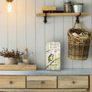 P. Graham Dunn His Eye is On The Sparrow 12 x 6 Small Fence Post Wood Look Decorative Sign Plaque