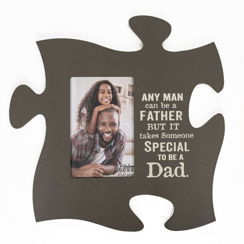 P. Graham Dunn Takes Someone Special to Be A Dad 4x6 Photo Frame Inspirational Puzzle Piece Wall Art Plaque