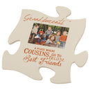 P. Graham Dunn Cousins Best Friends 4x6 Photo Frame Inspirational Puzzle Piece Wall Art Plaque