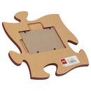 P. Graham Dunn Every Family Has a Story Red Paisley 12 x 12 Wall Hanging Wood Puzzle Piece Photo Frame