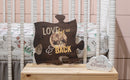 P. Graham Dunn Love You to The Moon & Back 12 x 12 inch Wood Puzzle Piece Wall Sign Plaque