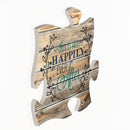 P. Graham Dunn This is Our Happily Ever After 12 x 12 inch Wood Puzzle Piece Wall Sign Plaque