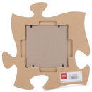 P. Graham Dunn Weathered White Wash 12 x 12 Wood Puzzle Wall Plaque Photo Frame
