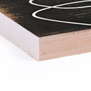 P. Graham Dunn Thankful Script Design Black Distressed 6 x 1.5 Mini Pine Wood Tabletop Sign Plaque