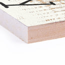 P. Graham Dunn Family Typewriter Design White Wash 6 x 1.5 Mini Pine Wood Tabletop Sign Plaque